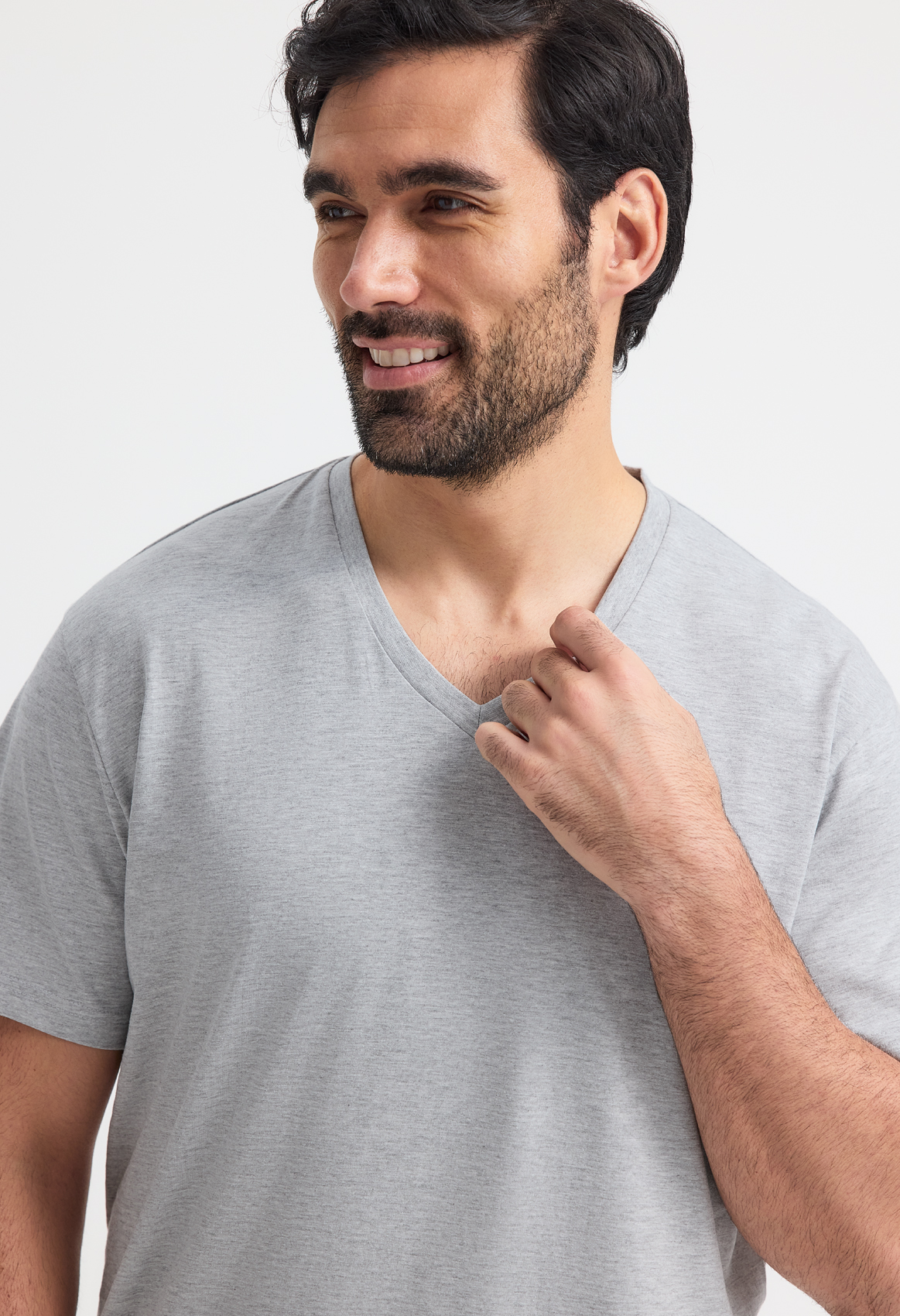 Classic V Neck T-shirt - Image 4