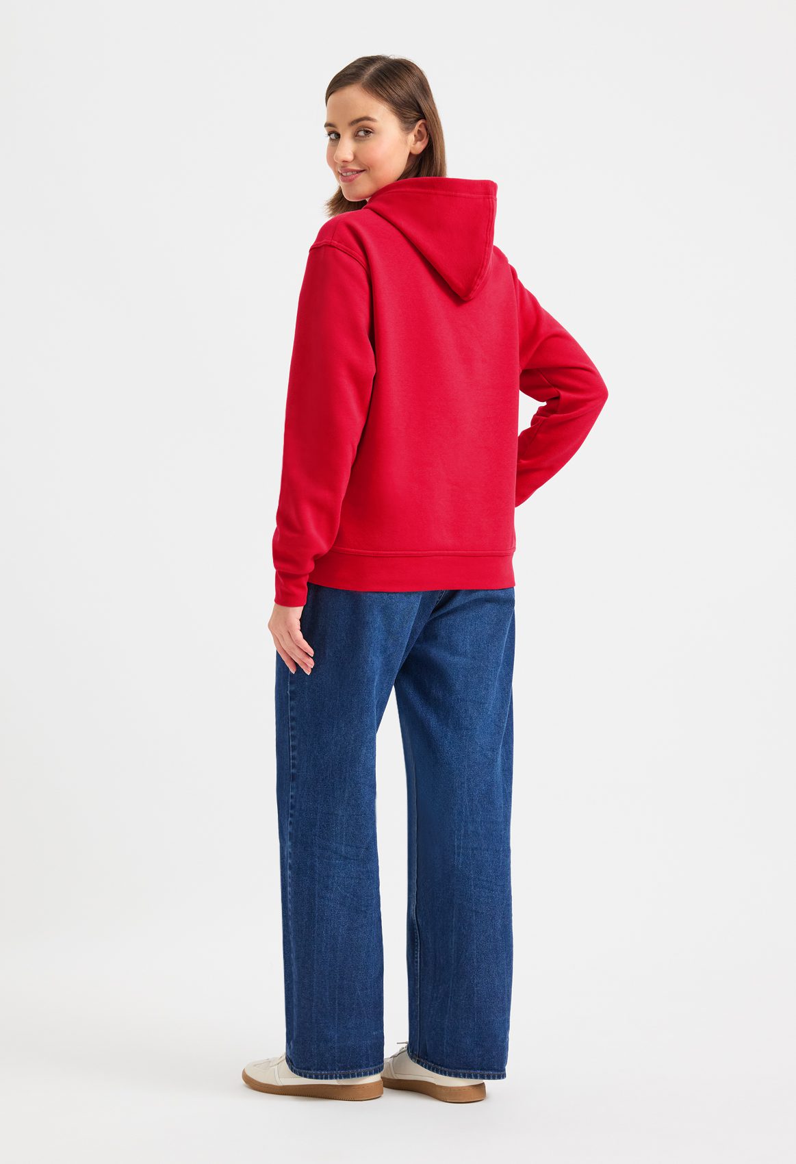 Ladies Deluxe Hooded Sweatshirt - Image 2