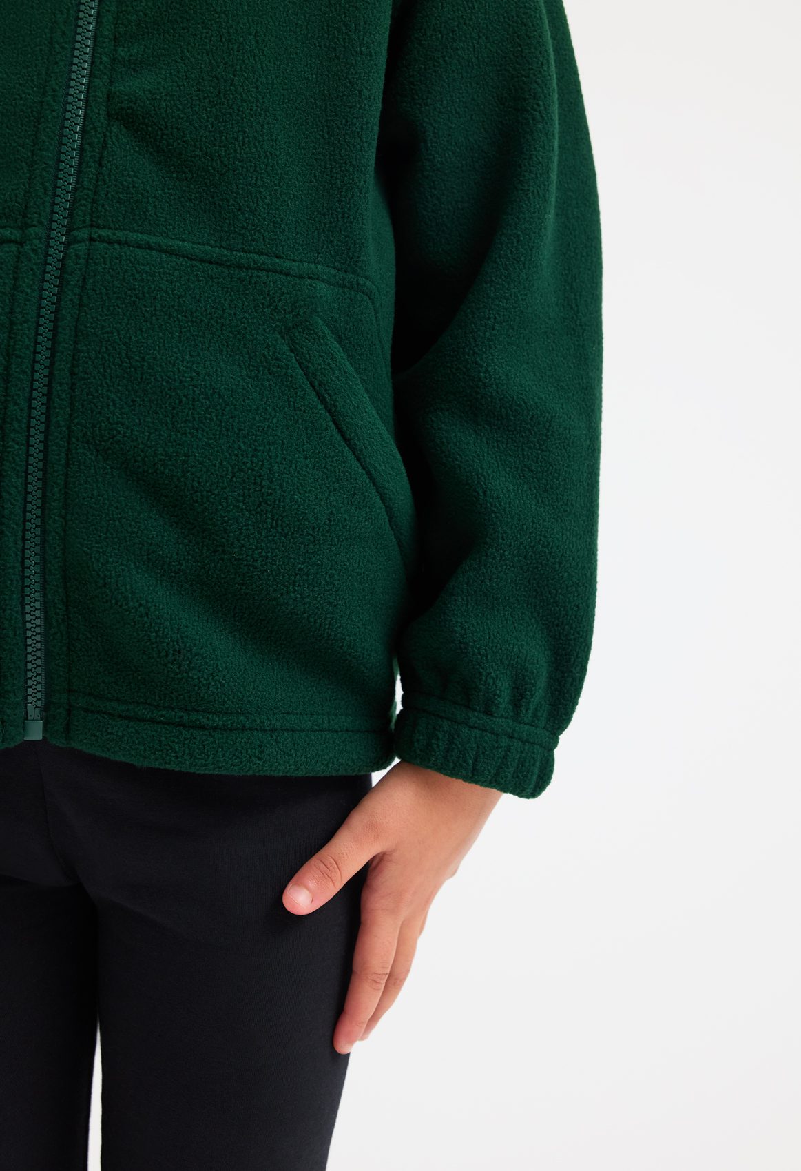Childrens Classic Full Zip Fleece Jacket - Image 3