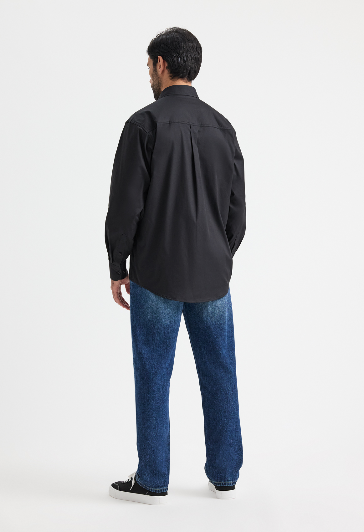Mens Pinpoint Oxford Full Sleeve Shirt - Image 2