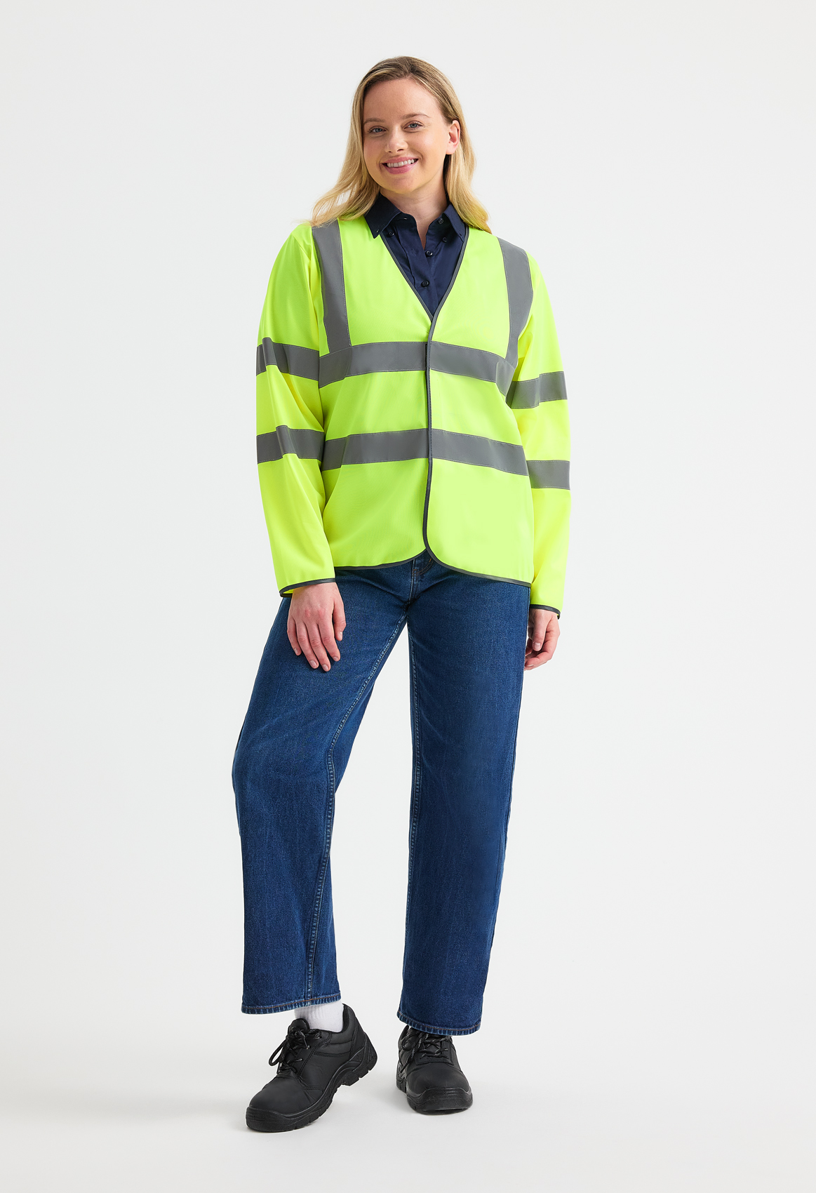 Long Sleeve Hi Vis Safety Waistcoat - Image 5