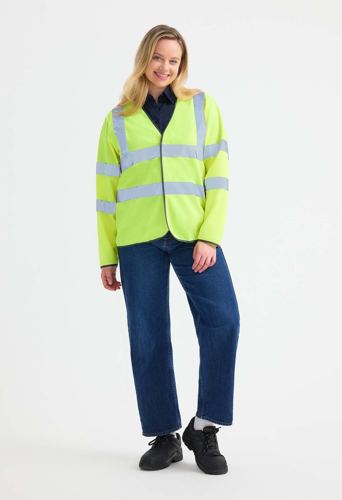 Long Sleeve Hi Vis Safety Waistcoat - Image 4