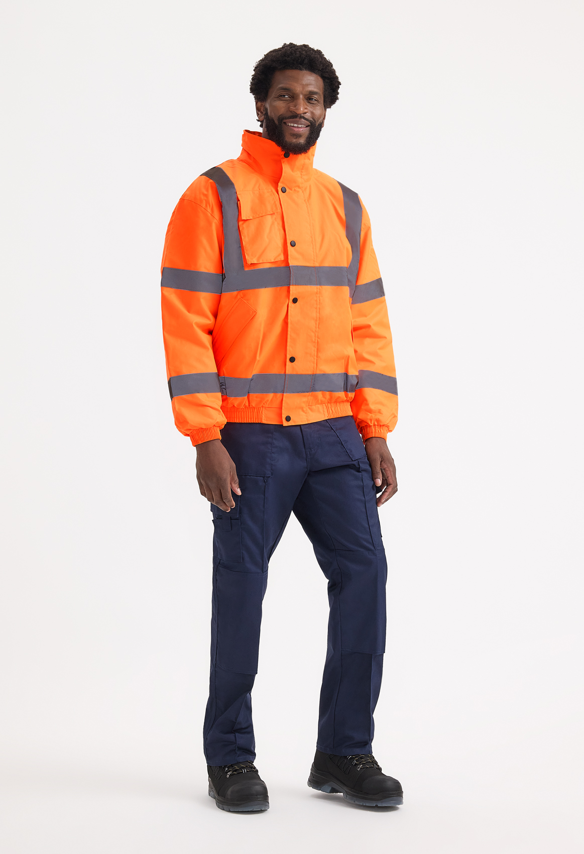 Hi Vis Bomber Jacket - Image 5